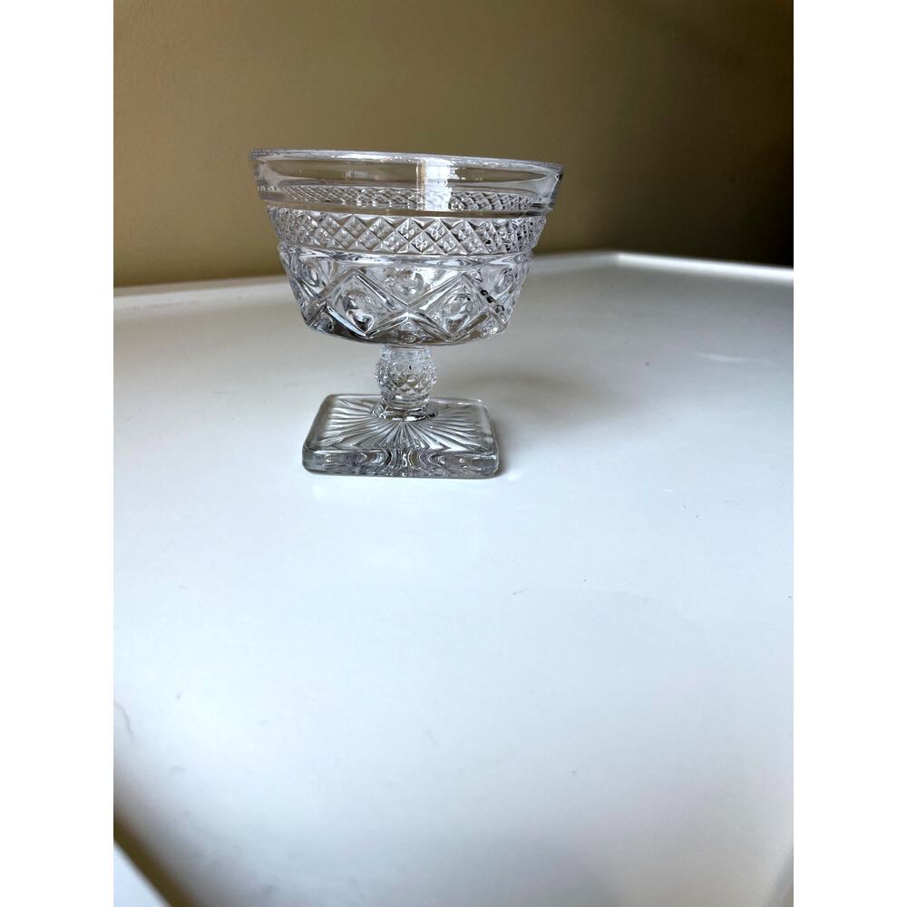 Imperial Glass CAPE COD Sundae Clear Glass 1602 + 160